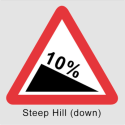 road-sign-steep-hill-down